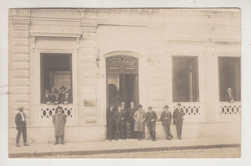 Uruguay Antigua Postal En Puerta De Centro Juventud Vintage