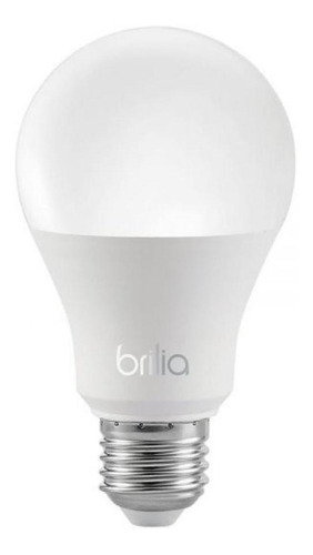 Lampada Brilia Bulbo A55 Led 7w Bivolt Branco Frio