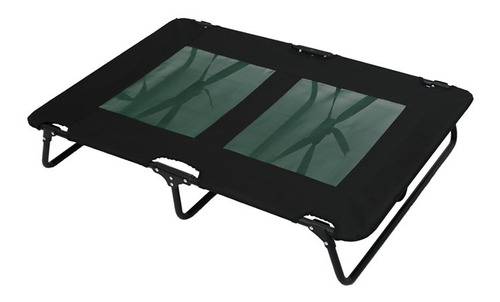 Cama Elevada Plegable Talla L - Negro