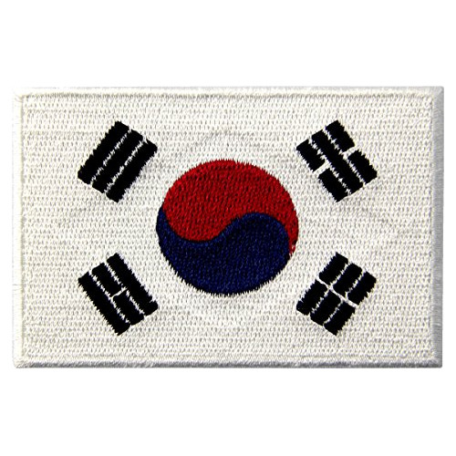 Emblema Nacional Coreano Bordado Con La Bandera De Corea Del