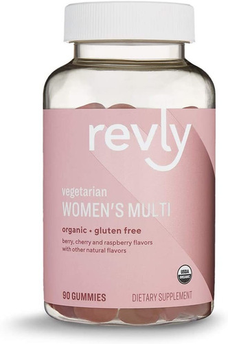 Marca Amazon  Revly Multivitaminas Para Mujer, 90 Gomita.