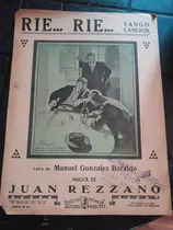 Comprar Partitura Ríe Ríe Tango  Rezzano 