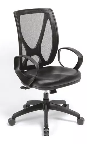 Silla De Escritorio Mobilarg Ergonomica Ejecutiva Mesh Negra