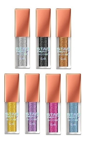 Sombra De Ojos Liquida Rude Cosmetics Star Party - Ver Tonos
