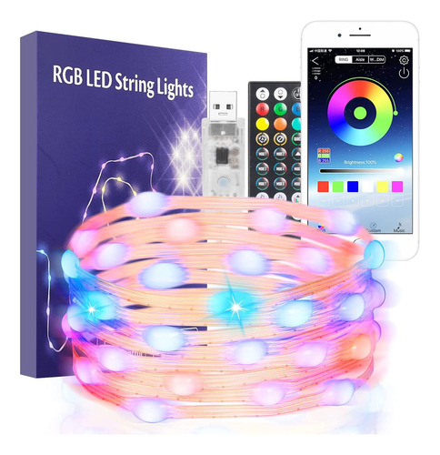 Guirnalda De Luces Navideñas I Led Lights Dream Color Con R