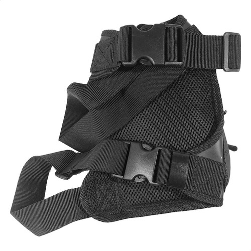 Imagen 6 de 9 de Muslera Riñonera Moto Fourstroke Speed Leg Bag 3 Litros Um