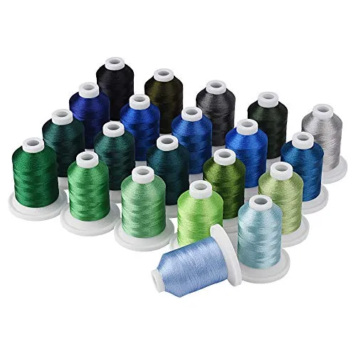 comprar Kit De Hilo Máquina De Bordar 800y 21 Carretes Colores...