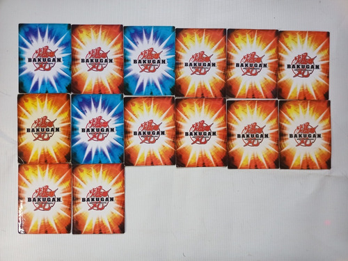 Bakugan Cartas 14 Pzs Lote Ga17 (Usado)