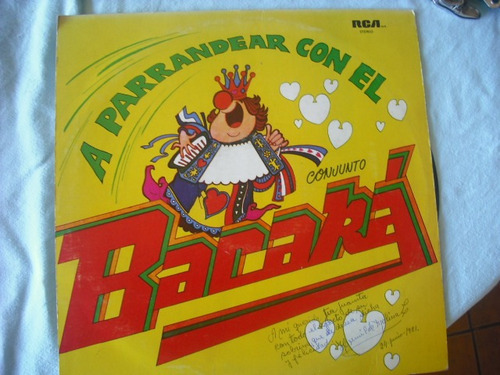 Vinilo Lp Del Conjunto Bacara A Parrandear Con El (xx523 (Usado)