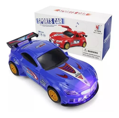 Brinquedo Carrinho Fricção Corrida Maluco Gira 360 Dm Toys