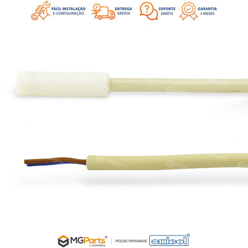 Kit 5 Sensor Temperatura 10k Geladeiras Frost Free Antigas