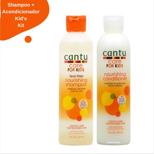 Kit Cantu Niños Shampoo + Acondicionador 237ml