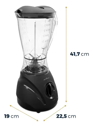 Liquidificador Britânia Corrente Doméstica Blq900a Preto 127v