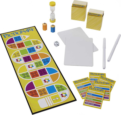 Juego De Mesa Pictionary De Mattel Games, Juego De Dibujo Y
