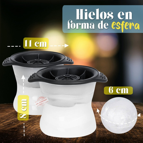 Molde Silicon Hielo Forma Esfera Gelatina Chocolate Jl20208 Color Rosa