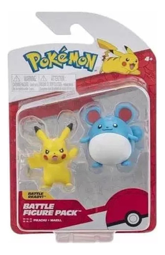 Pokémon Pikachu + Marill Battle Figure Pack