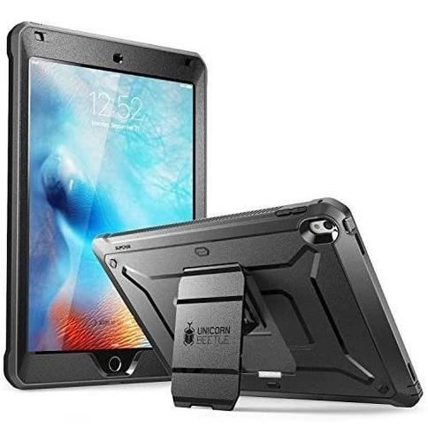 Funda Para iPad Pro De 9,7  Negro Resistente Soporte Rigida