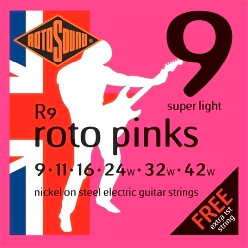 Encordado  Rotosound Roto Pinks R9 009-042 Super Light