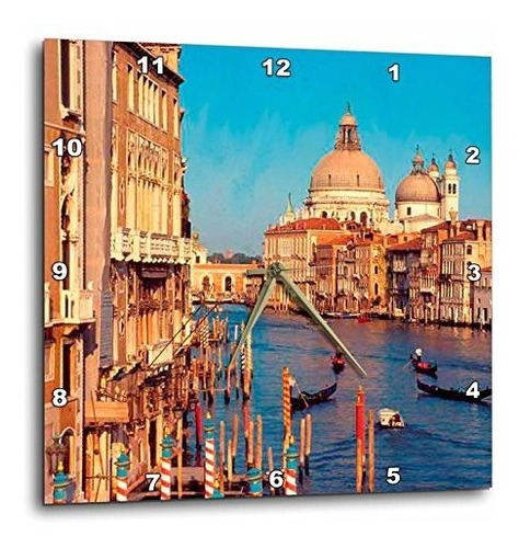 Reloj De Pared Venecia 3d, 10x10 PuLG.