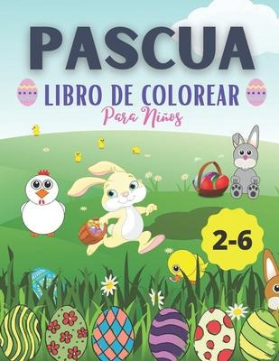 Libro Pascua Libro De Colorear Para Ninos 2-6 : Dibujos D...