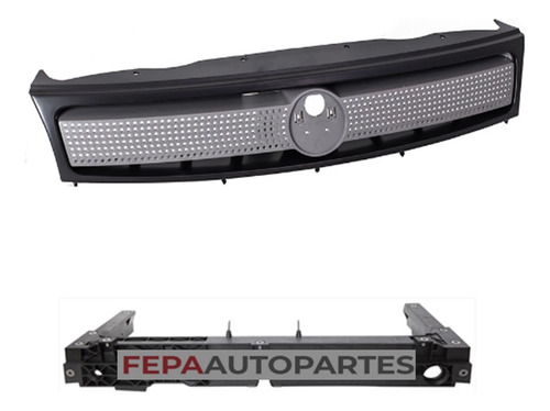 Parrilla Rejilla Frontal Fiat Siena 2 Ii 04 / 08 Pintar Hlx