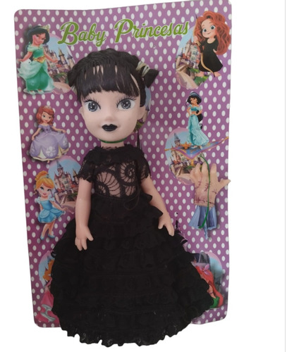 Muñeca Merlina Locos  Addams  Con Mano Incluida 30cm 