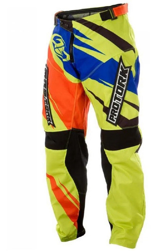 Pantalon Motocross Pro Tork Niño Talles 4 Al 14