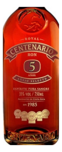 Pack De 4 Ron Royal Centenario 5 Años 750 Ml