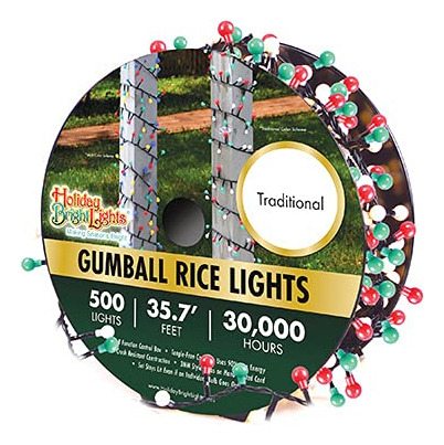 Luces Brillantes Navideñas Led-gmbr500-gtr Led Goma 3fyvo