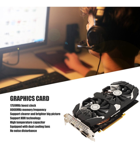 Tarjeta Gráfica Para Juegos Gddr5 Para Gtx1060 6gb 192bit Du
