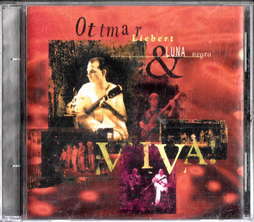 Ottmar. Liebert Y Luna Negra Viva Cd Original Usado Qqa. Pb.