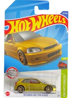 99 Honda Civic Type Ek9 Super Treasure Hunt Hot Wheels 1/64