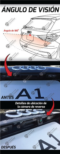 Cámara De Reversa Para Audi A1 Lineas Dinámicas 2020 - 2021