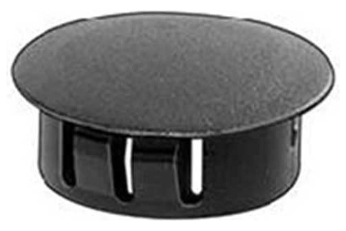 50 Tapon Para Agujero Bloqueo Nailon Negro 5 16 