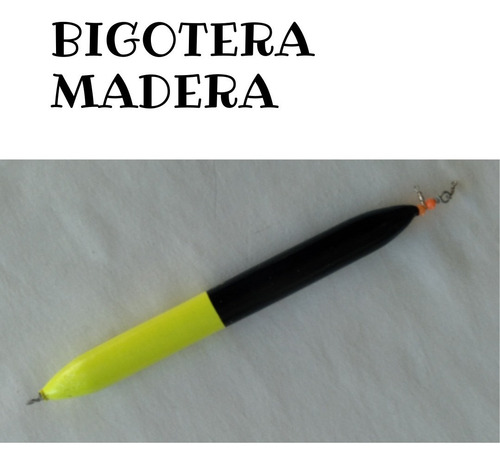 Boya Bigotera Con Esmerillones De Madera 21cm