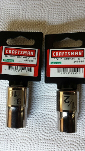 Dados Craftsman 1/2 Y 9/16