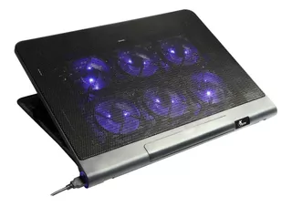 Cooler Laptop Gamer, 6 Ventiladores, Led Azul, Xta-160, Kyla