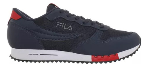 Zapatillas Fila Euro Jogger Hombre Azul Marino/rojo