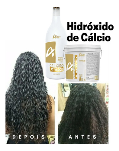 Liquido Ativador Do Creme Hidróxido De Cálcio Relaxante 1 L