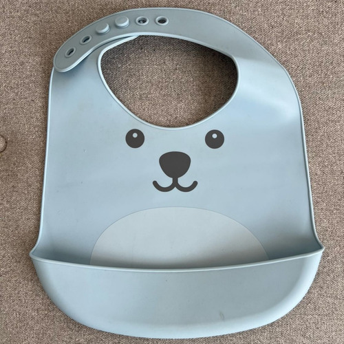 Babador Em Silicone Com Pega Cata Migalhas Atóxico Infantil