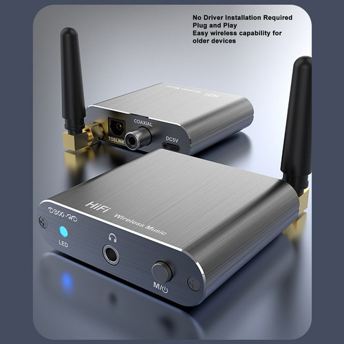 Imagen 10 de 10 de Receptor De Largo Alcance Hifi Aux Óptico Coaxial Sin Retard