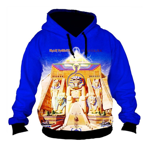 Buzo O Campera Capucha Zt Bczt-0807 - Iron Maiden Powerslave