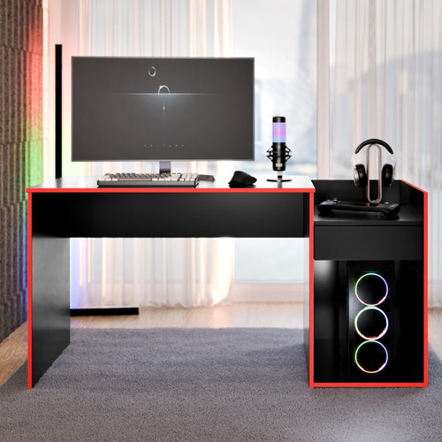 Mesa Gamer Computador Escrivaninha Estudo Modelo Eros Design