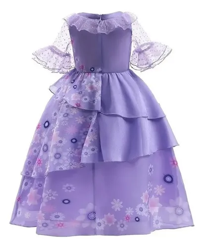 Vestido Morado De La Serie De Dibujos Animados De La Películ
