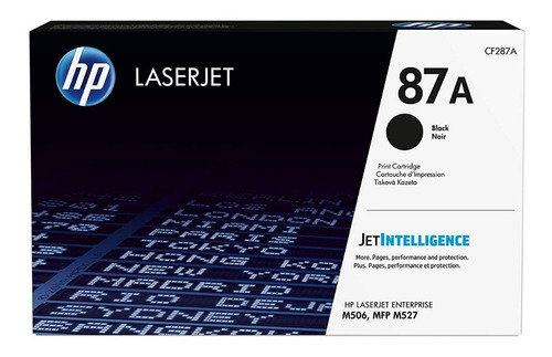 Cartucho De Toner 87a Negro Laserjet Hp