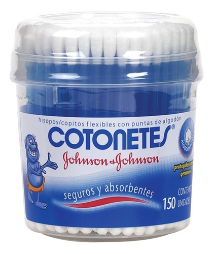 Johnsons Cotonetes Hisopos Pote De 150u