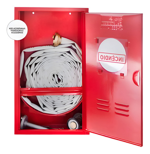 Caixa Mangueira Incêndio Sobrepor Com Visor - 45x75x17cm