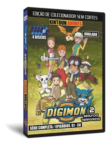 Digimon Adventure 2ª Temporada Completa E Dublada Em Dvd