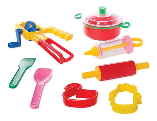 Set Petit Gourmet Batidora Reposteria C/acc Cocina Nena Mca Color Multicolor