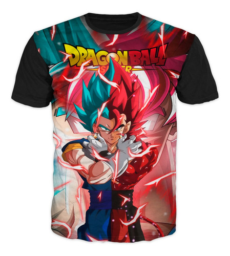 Camisetas Anime De Goku Vegeta Sayayin Dragon Ball Z Mod 12